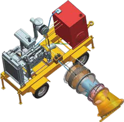 Hydraulic motor submersible pump solution2